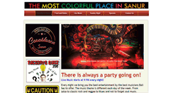 Desktop Screenshot of casablancasanur.com